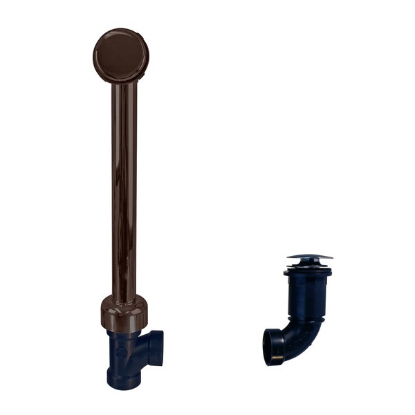 Westbrass Semi-Exposed Tip-Toe BW&O, in Oil Rubbed Bronze 493144HRH-12